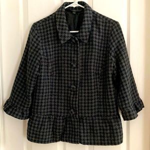 Mossino Large black and sparkly wool  dress jacket